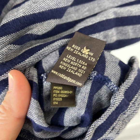 RODD & GUNN men’s sports fit casual shirt blue and gray M - Picture 10 of 10